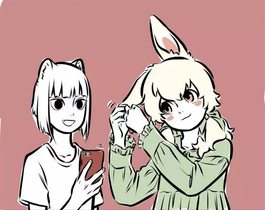 非人哉:就因为这个小玉的兔耳朵都耷拉了下来!