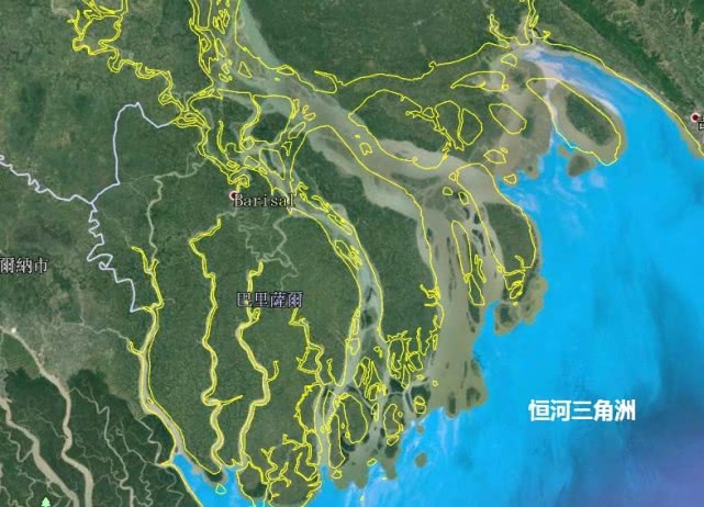 恒河不长,流量也不特别大,为什么造就世界上最大的河口三角洲?