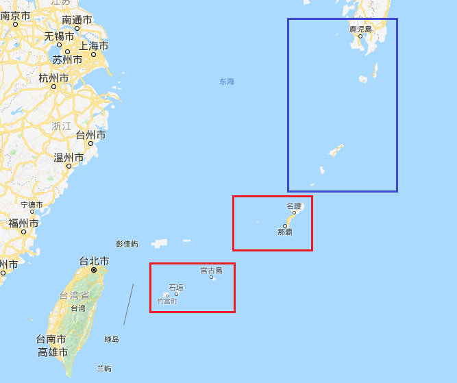 日本冲绳位置图片