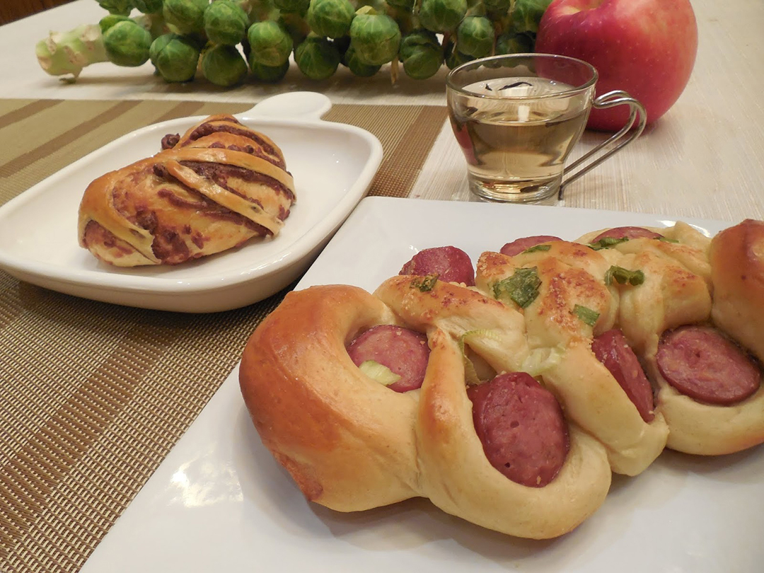 3种中式面包,冬季吃最适合,做法简单,柔软拉丝,好吃不上火!