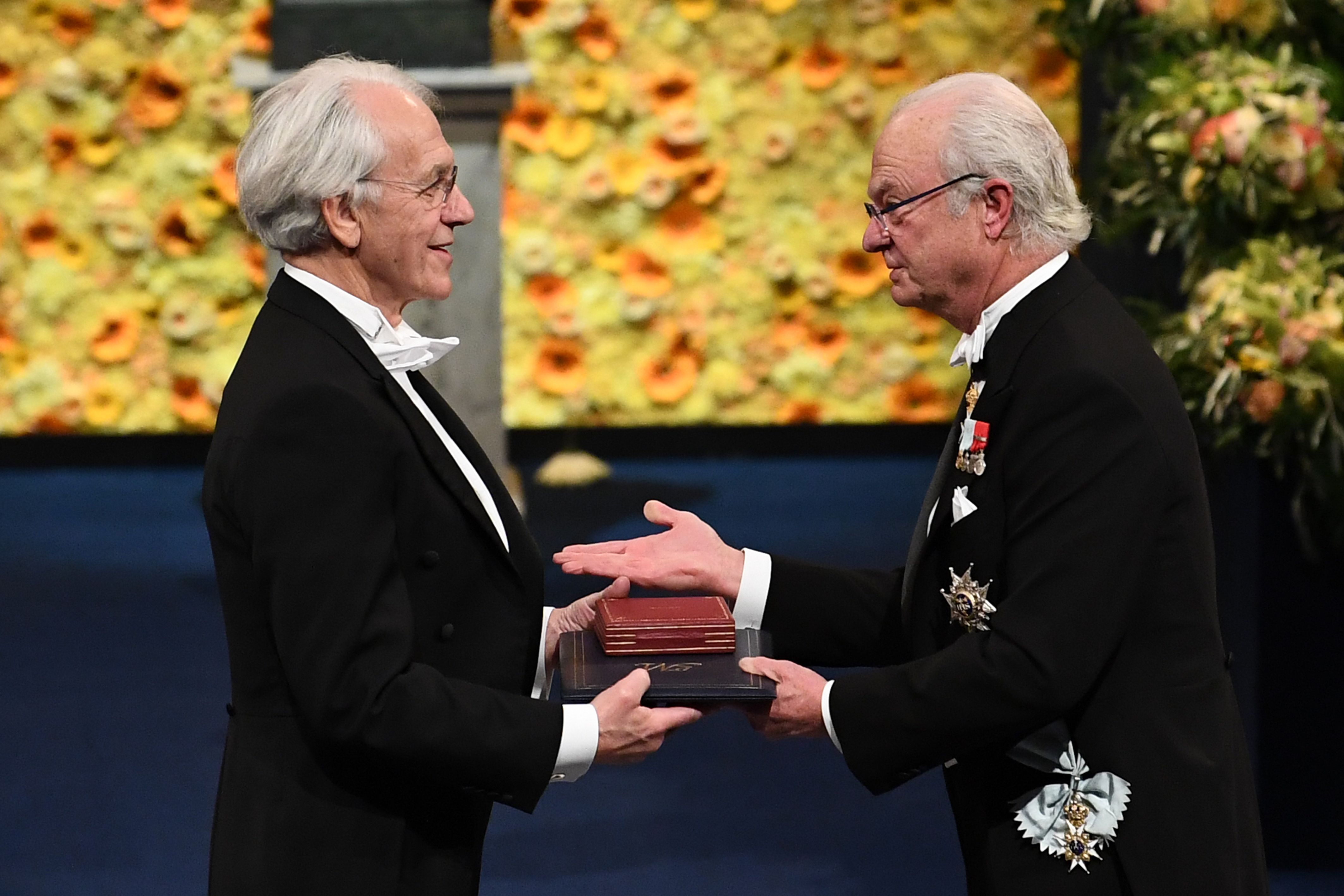2018年诺贝尔奖颁奖仪式在斯德哥尔摩举行