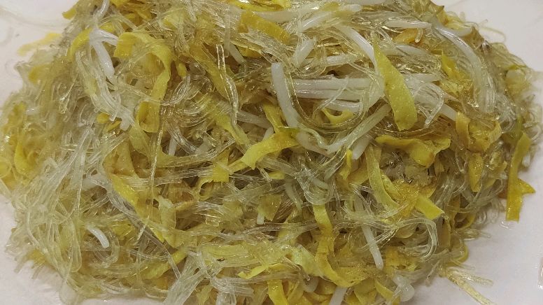 六十八菜:银牙炒素鱼翅,成本便宜,发朋友圈自豪感满满的一道菜