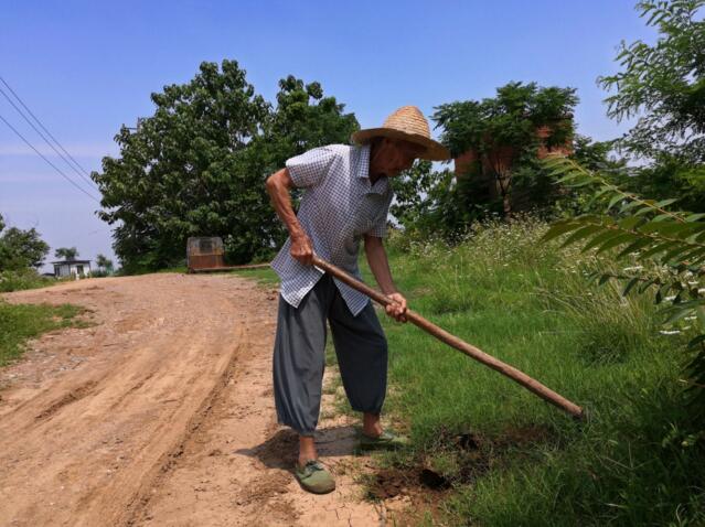 蚌埠1八旬老人义务修路40年