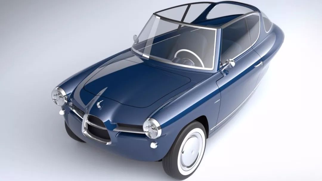 三轮车也可以很复古,很可爱?这款车注定萌翻你!