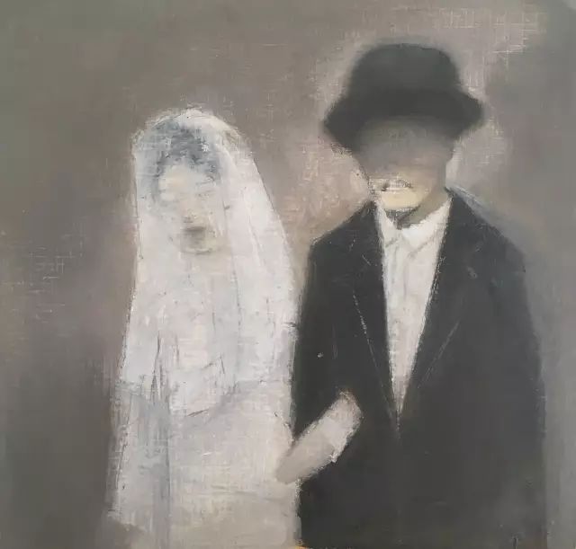 张大羽纸本油彩作品欣赏