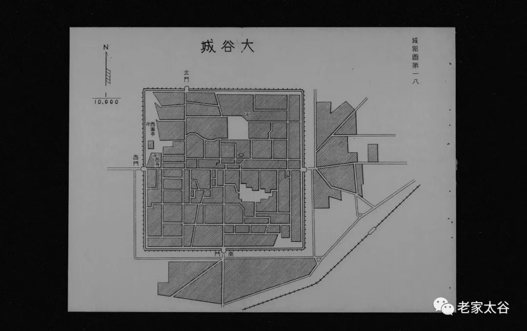 太谷县地形图图片