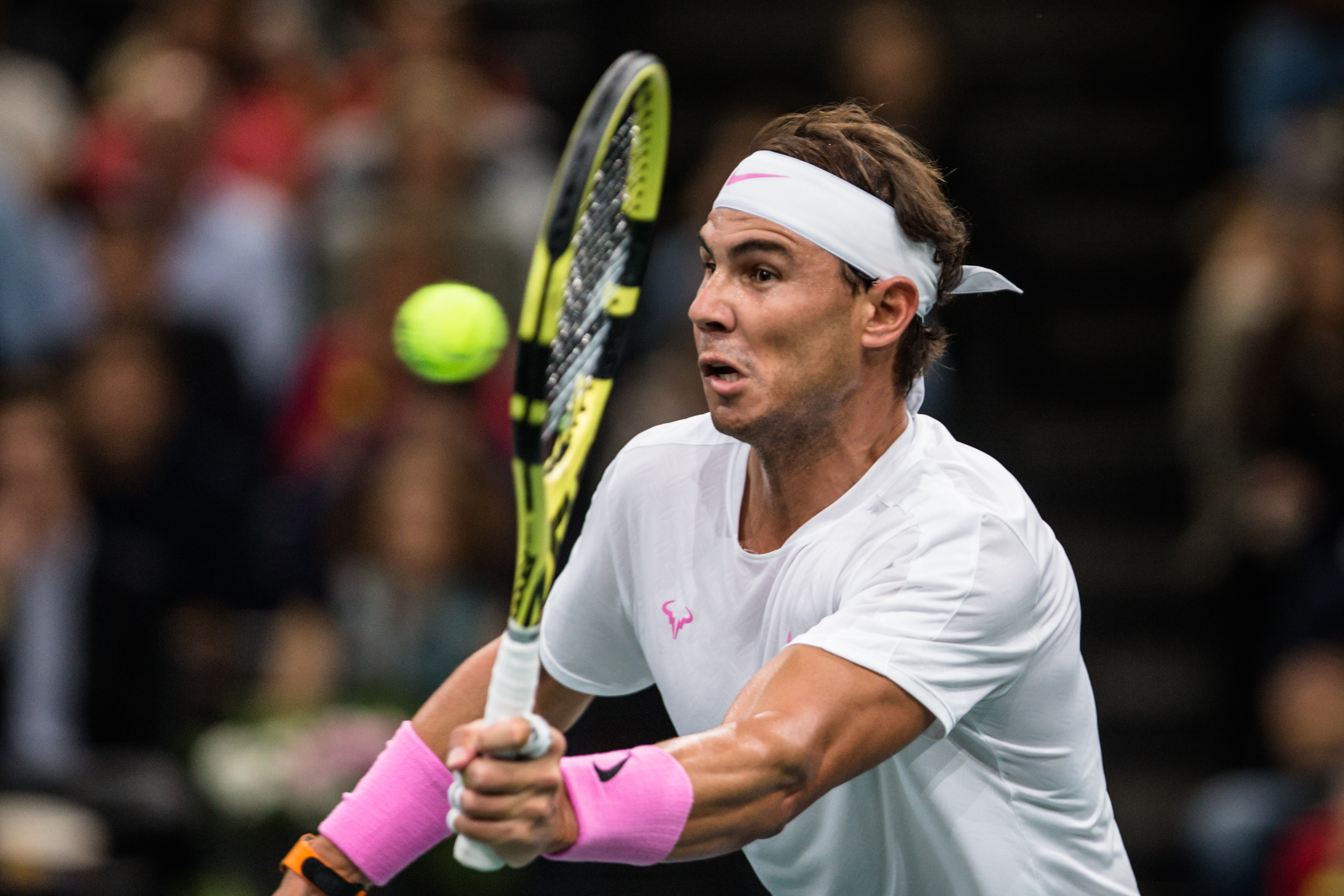 网球——巴黎大师赛:纳达尔胜曼纳里诺