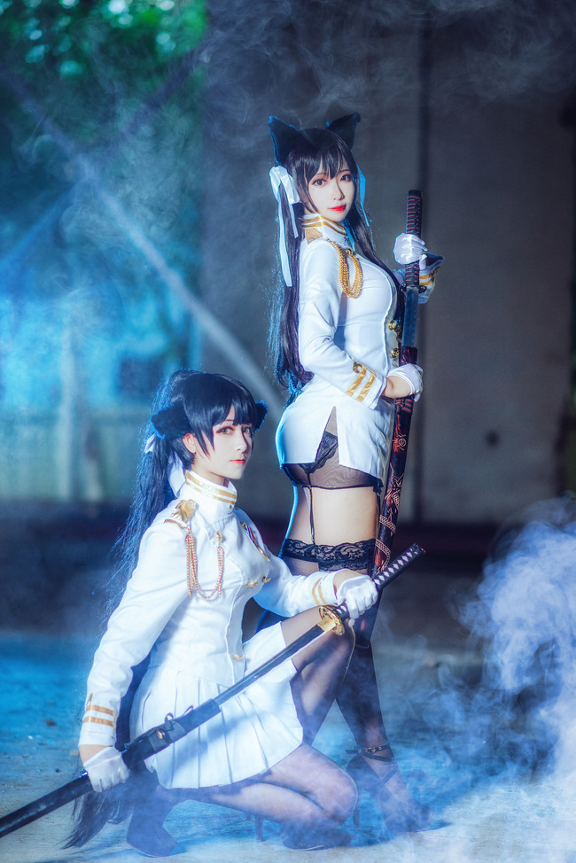 碧蓝航线cos,黑丝美腿,腿控福利