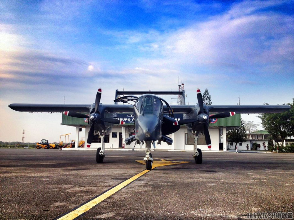 哥伦比亚空军的"野马"真正多用途选手ov-10a侦察攻击机