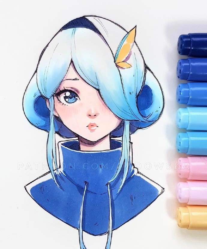 画师笔下的马克笔动漫人物集,都是你熟悉的动漫人物