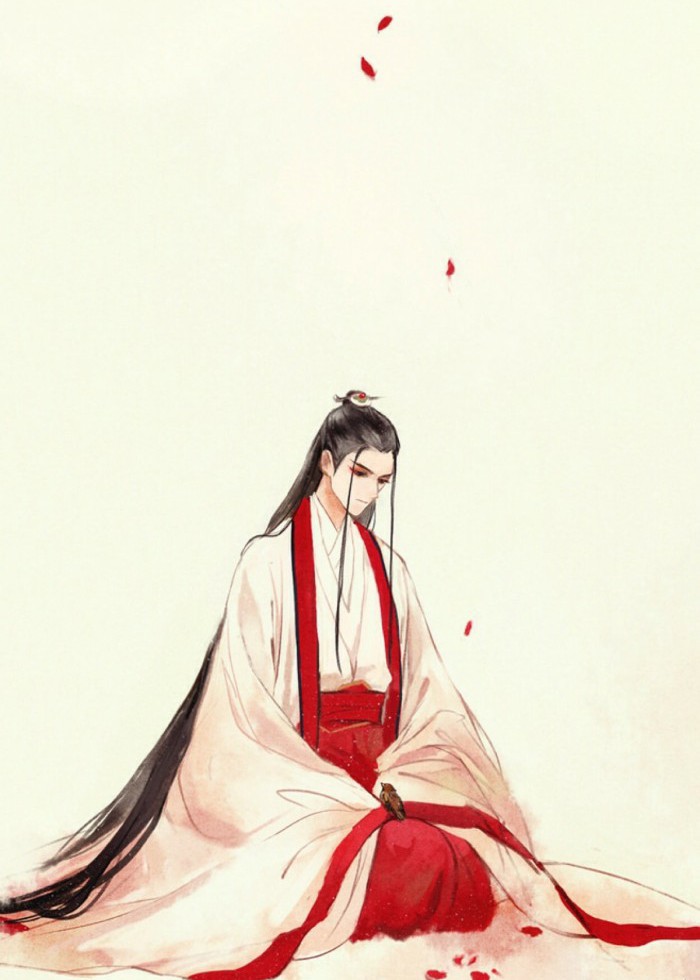 古风二次元妖孽美男子,锦衣雪华玉颜色,回眸一笑天下倾