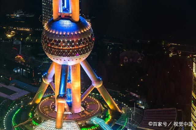 世界第四高塔,上海标志建筑物,东方的一颗明珠