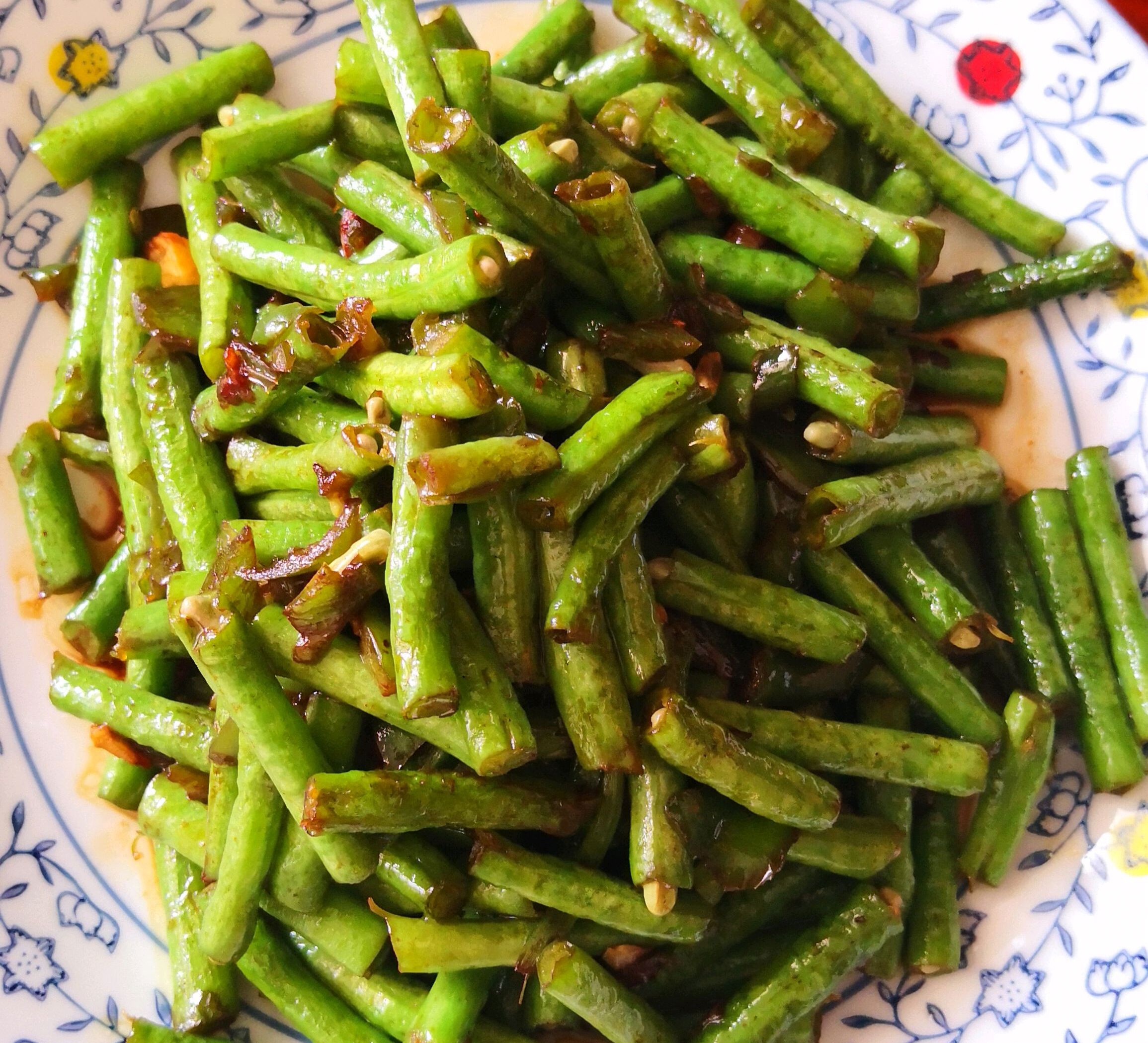 家常版辣椒炒豆角