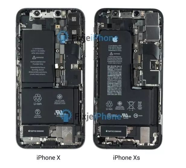 iphone xs 拆机解读,电池竟然