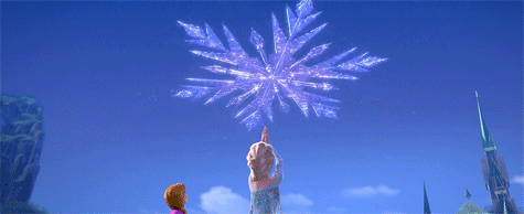 美哭的冰雪画面 让我们不禁赞叹姐姐艾莎 制造冰雪的能力如此之大 险