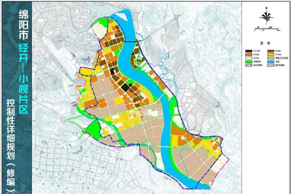 绵阳经开-小枧片区新规划图出炉