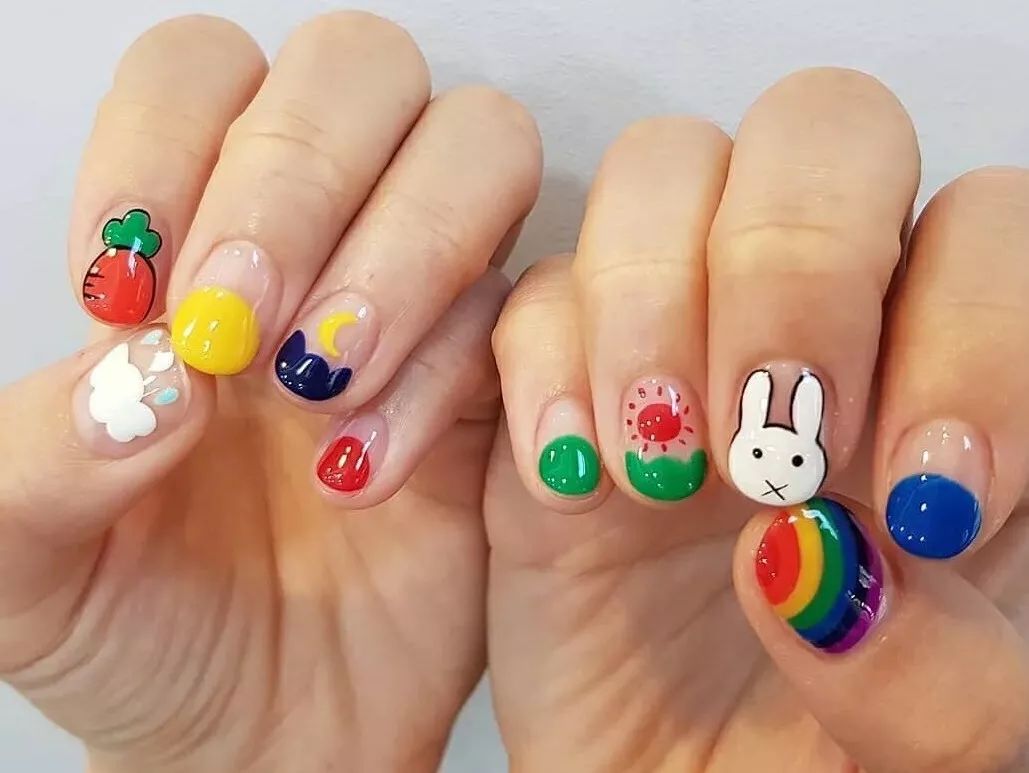 六一儿童节|夏天,可御可萌的美甲款式,这里有你喜欢的吗?