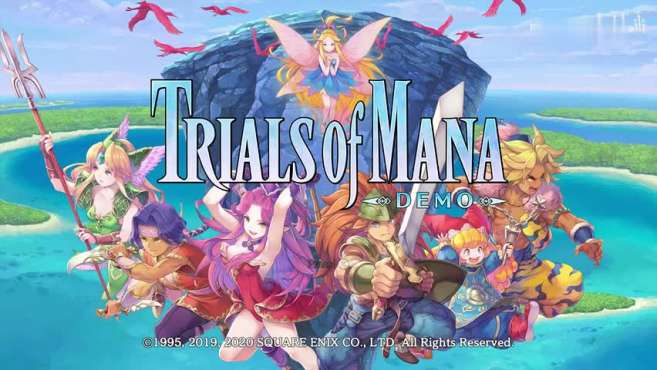 [图]活动作品圣剑传说3：重制版（TRIALS of MANA）OST原声合集 标题画面