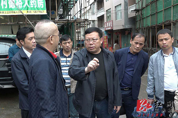 江永:周立夫调研创建国家卫生县城工作
