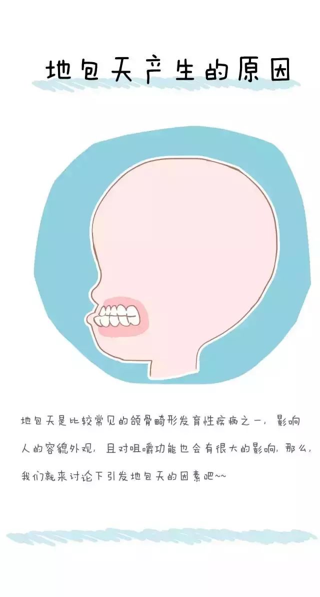 地包天产生的原因你知道吗?这篇漫画告诉你