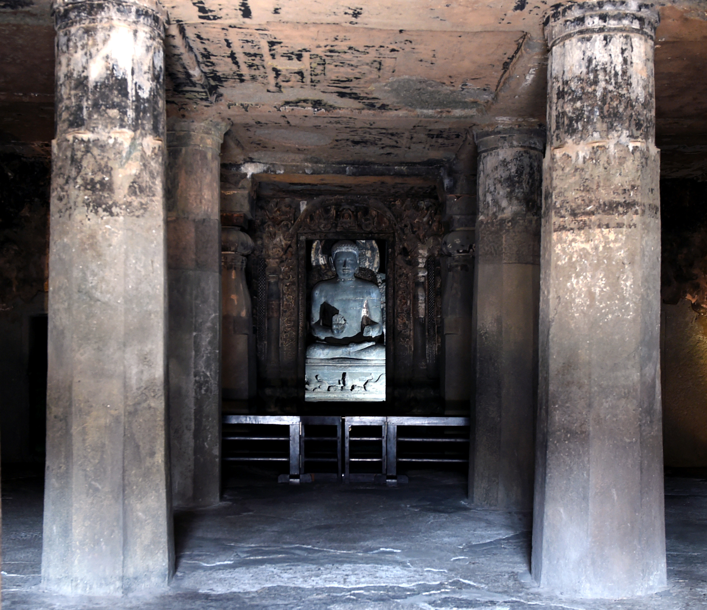 走进印度阿旃陀石窟(5)