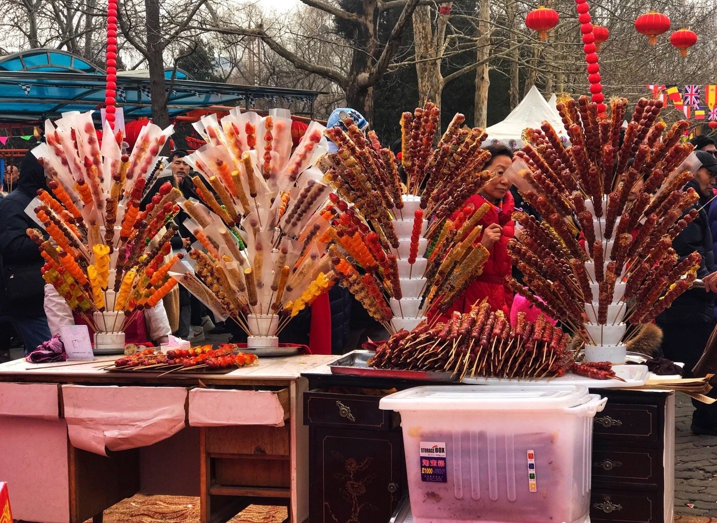 北京庙会美食图片