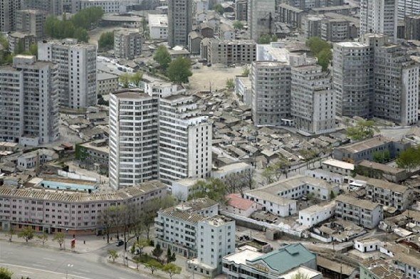 朝鲜,居民小区随手拍