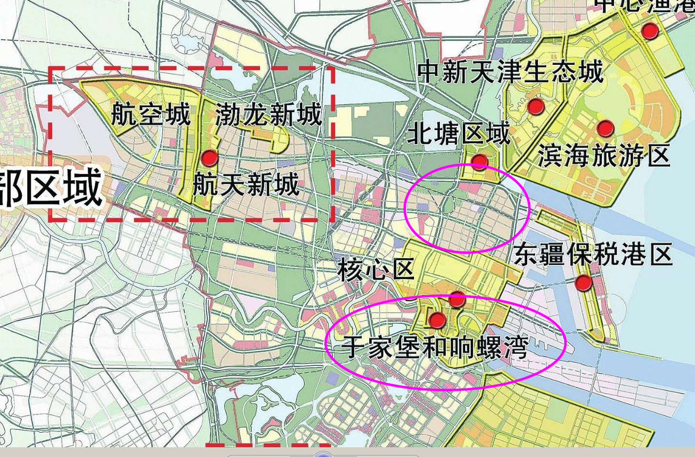 滨海新区的大格局:天津经济技术开发区和中心商务区合并为新泰达