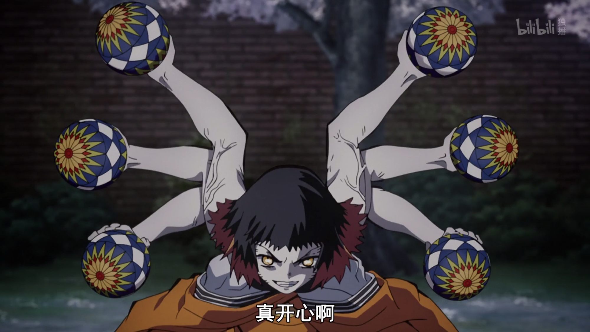 灭鬼之刃第九话,手球鬼与箭头鬼,前所未有的强敌