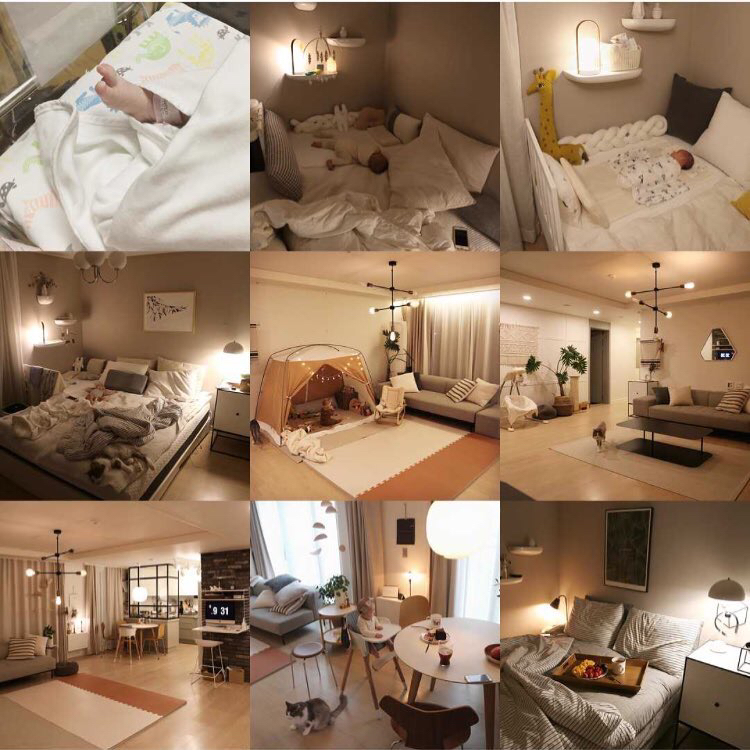 韩国主妇的家居生活,物品及时物归原位,一家三口生活的超有爱