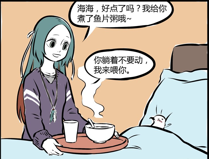 非人哉:在精卫的照料下,海燕的病可能不会轻易好起来?