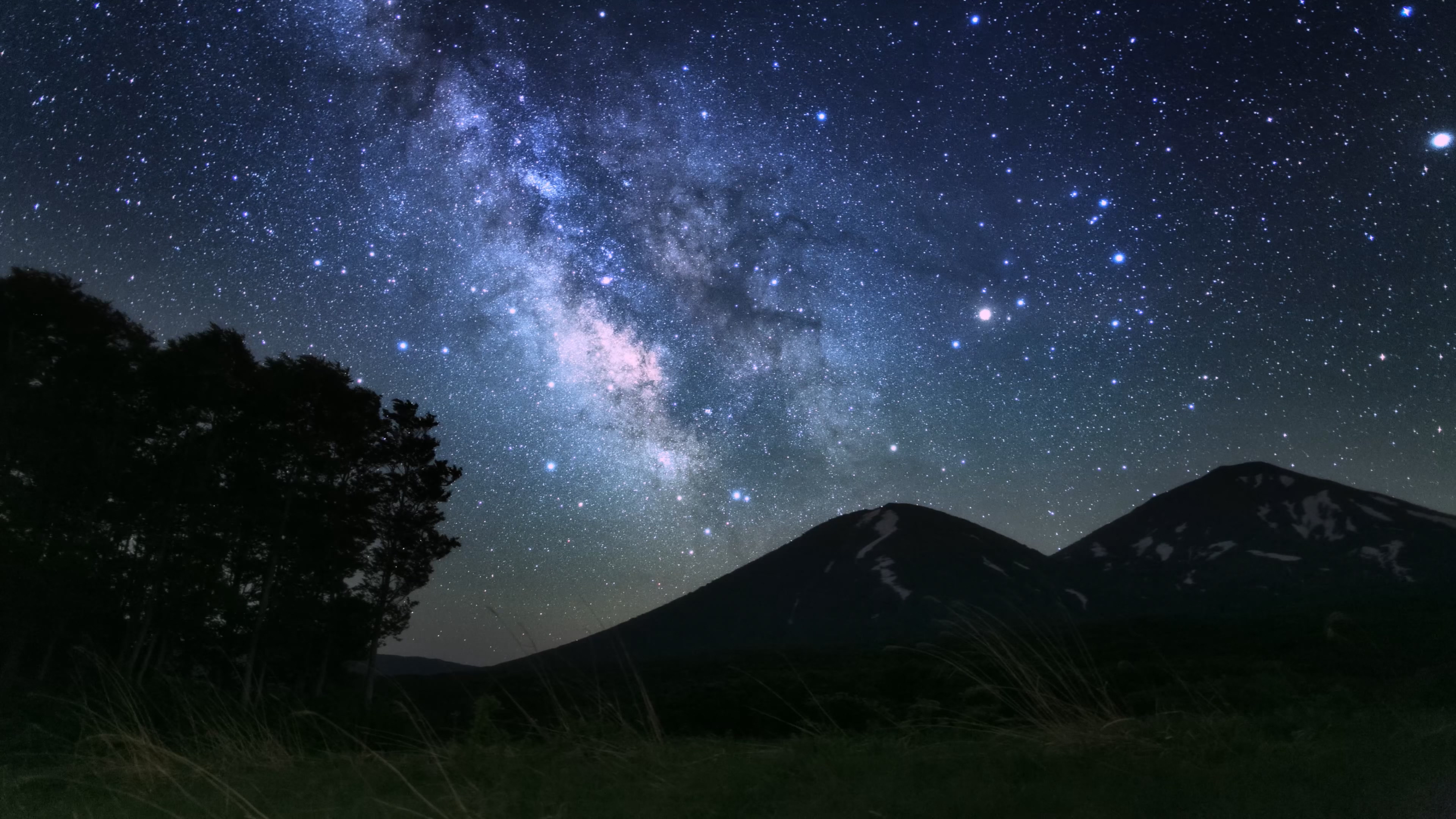 夜晚的星空