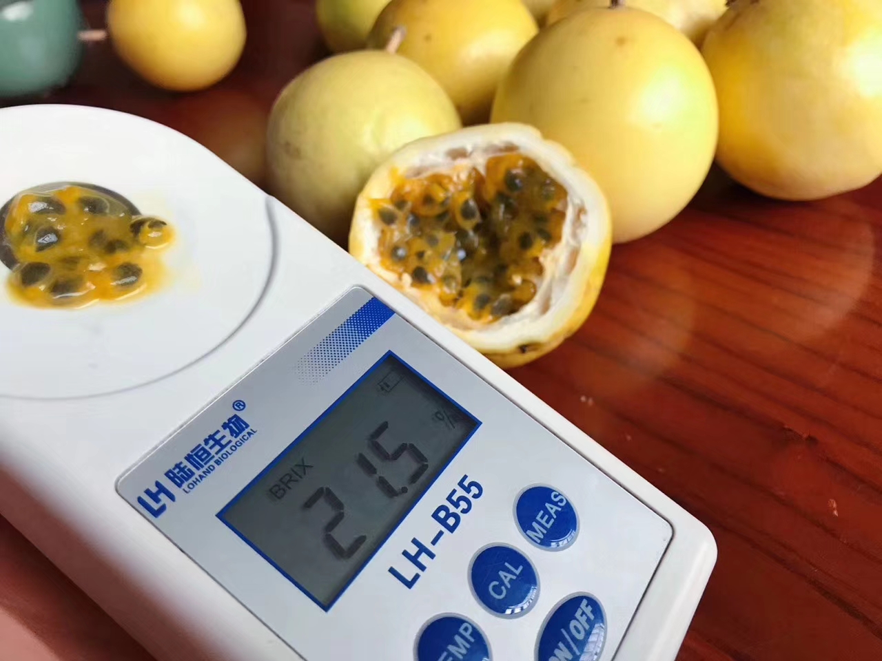 糖度测评图 亲测甜度,大于18度都是相当甜的了,西瓜很甜的才16度左右
