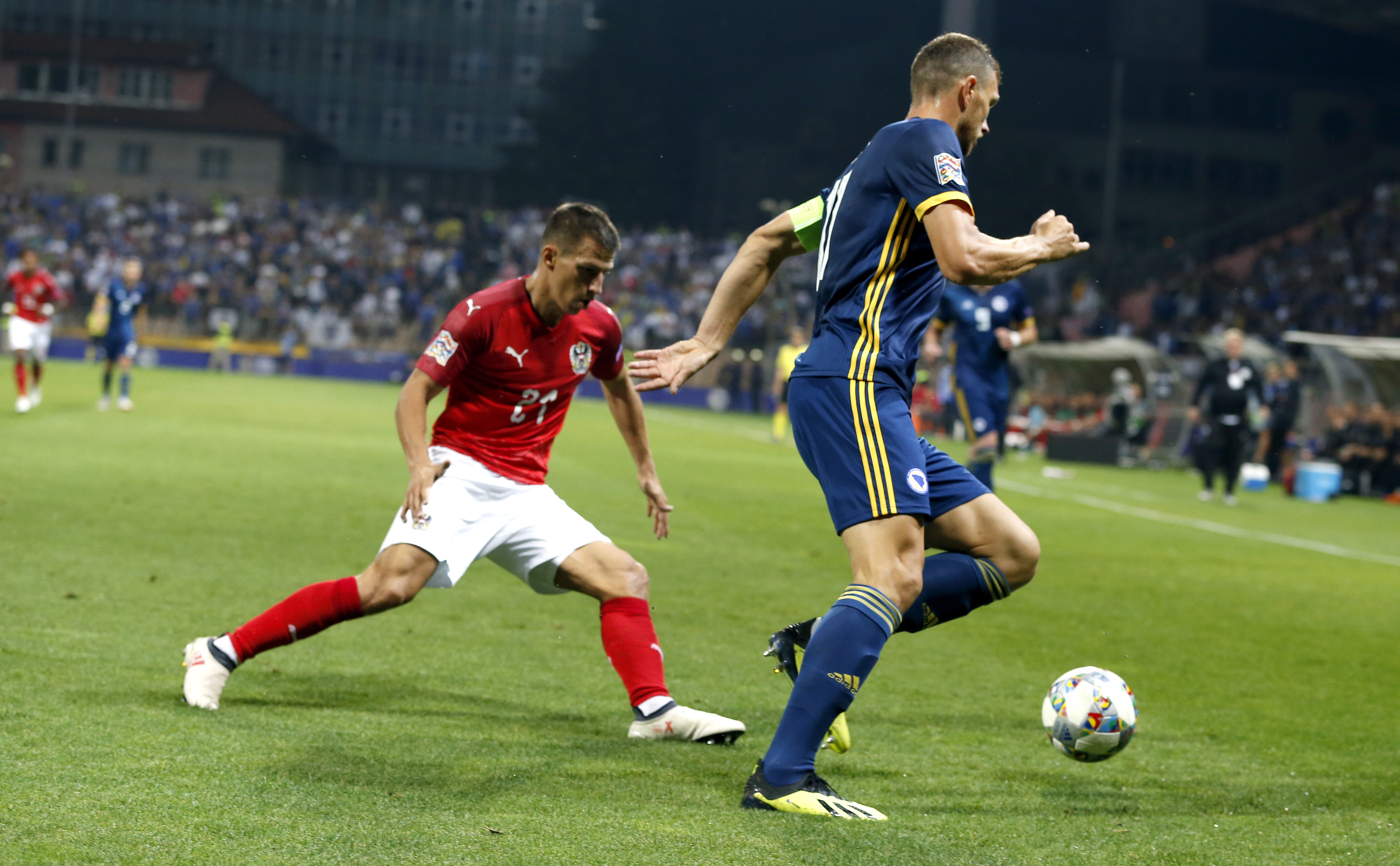 足球——欧洲国家联赛:波黑胜奥地利(3)