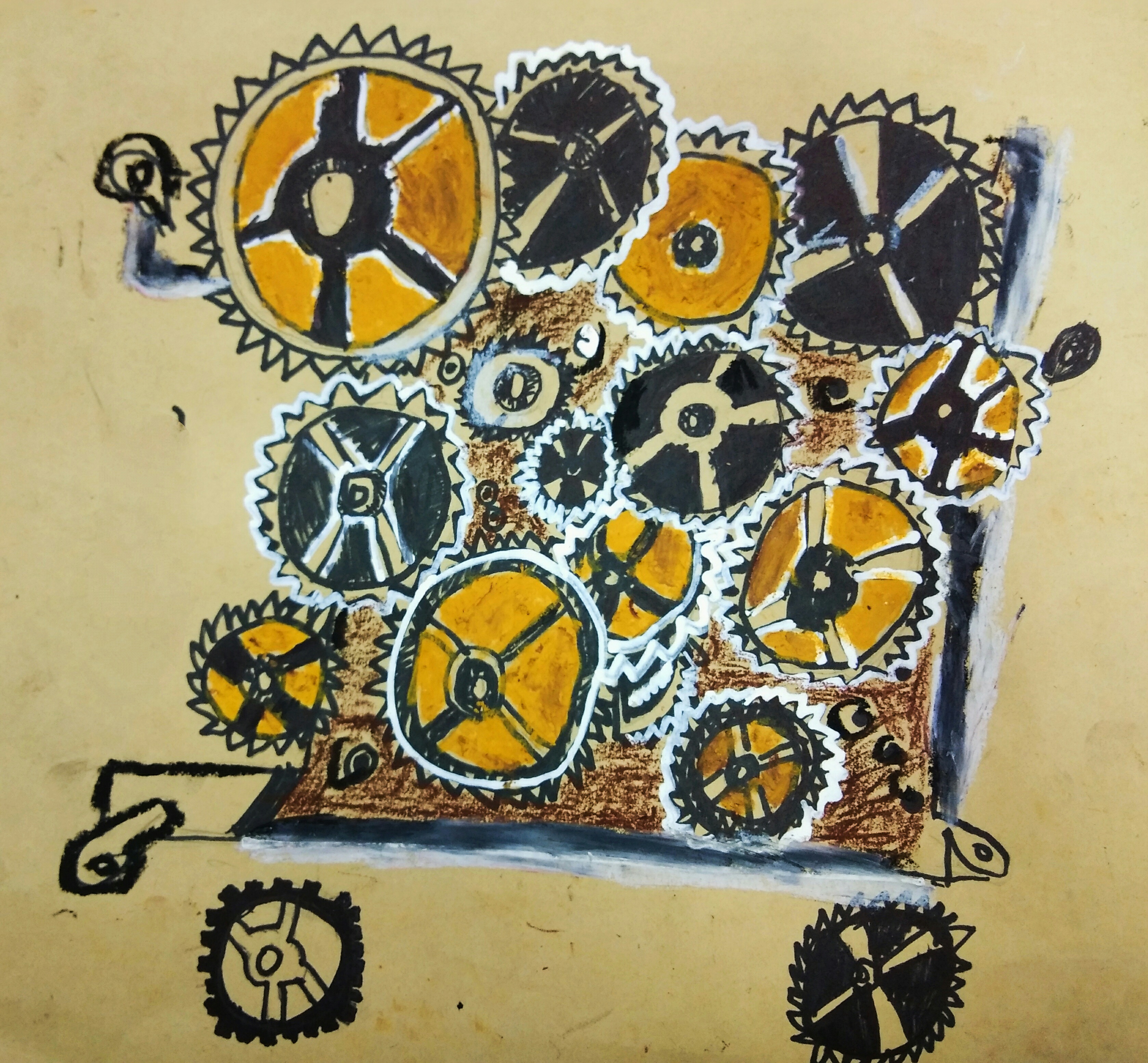 《小齿轮大世界》|一幅好的儿童画,要看是否表达儿童内心的真诚