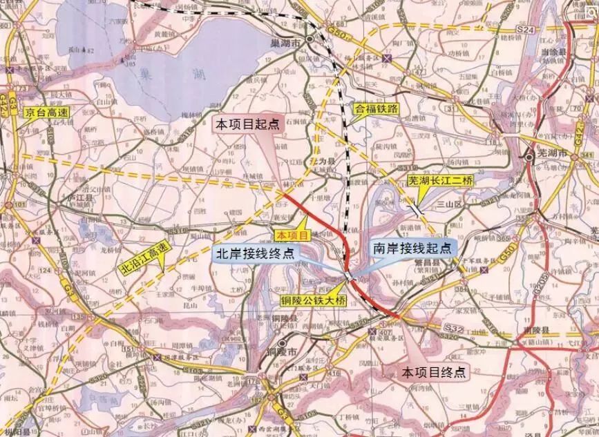 枞阳县天天高速线路图图片