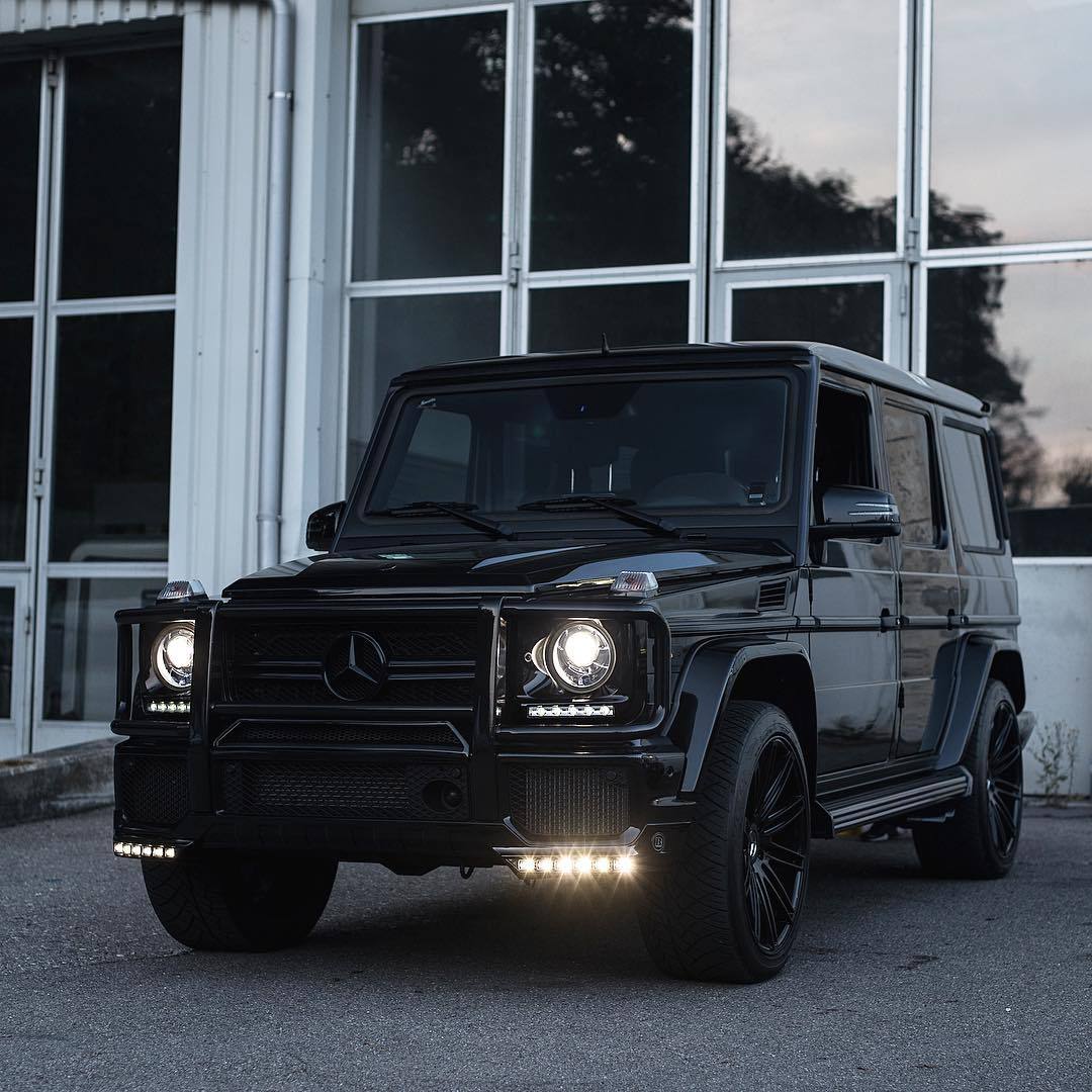 奔驰大g,改装过后很有吸引力