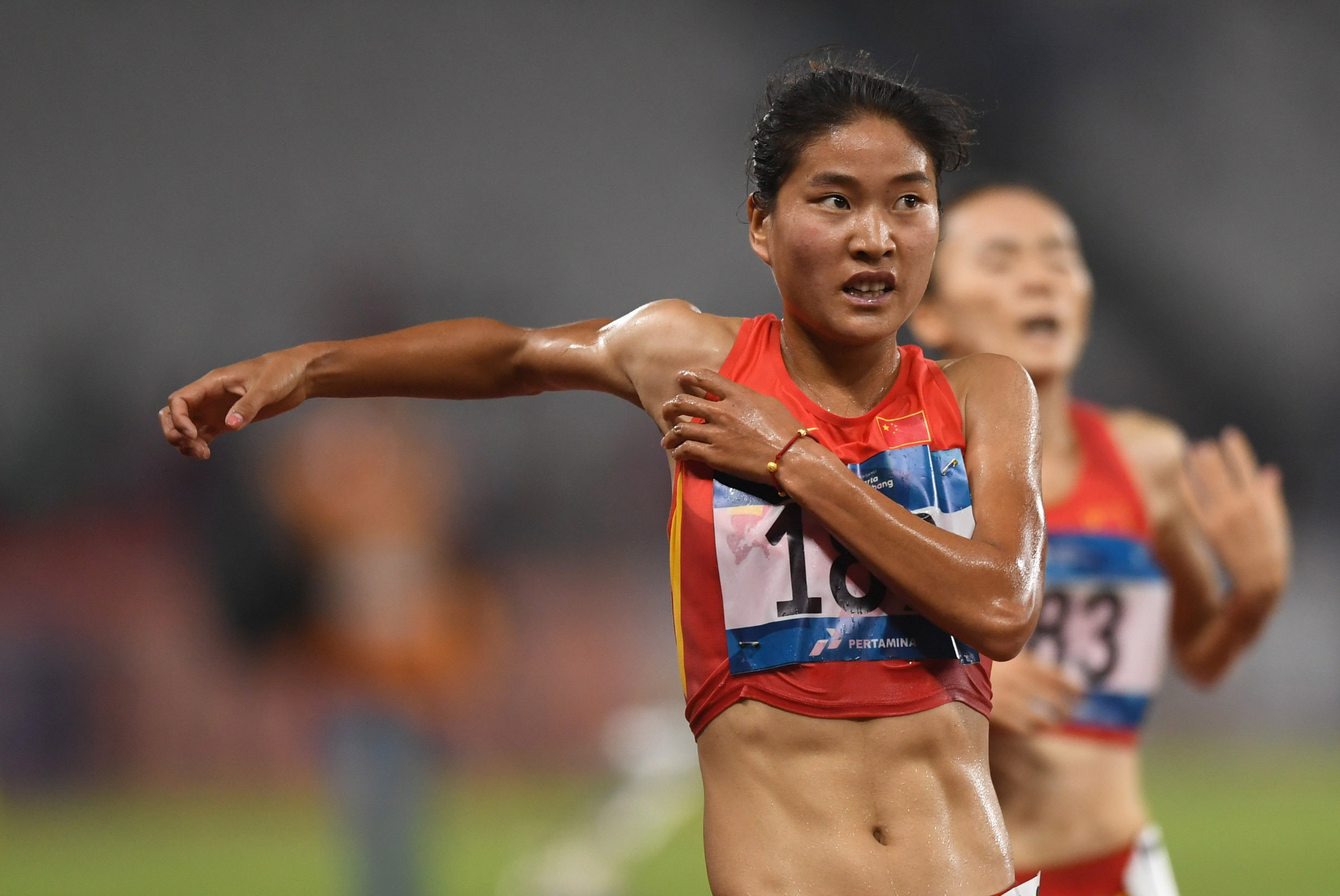 田径——女子3000米障碍赛况(9)