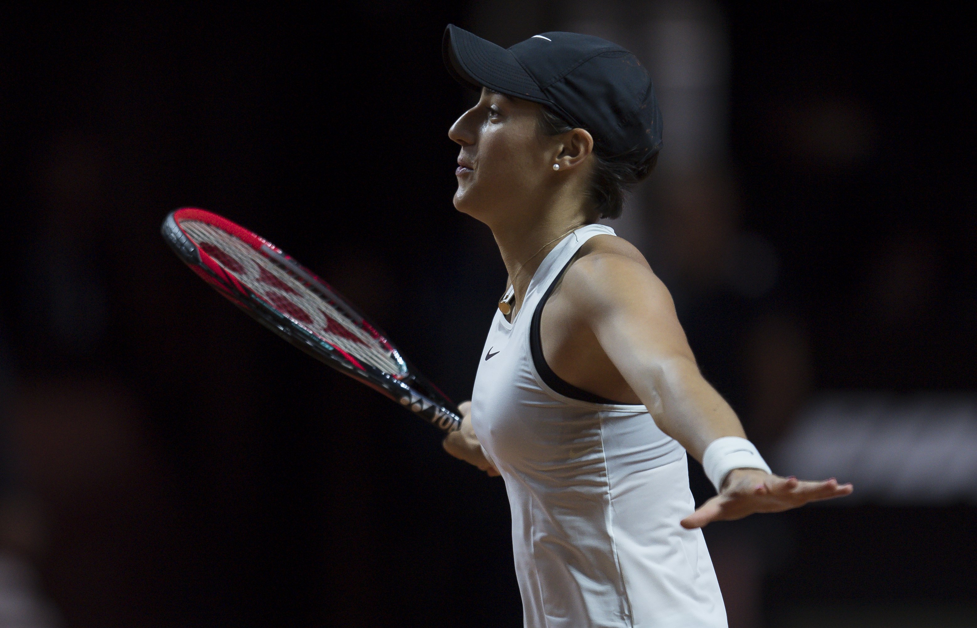 网球——保时捷大奖赛:加西亚晋级半决赛(3)