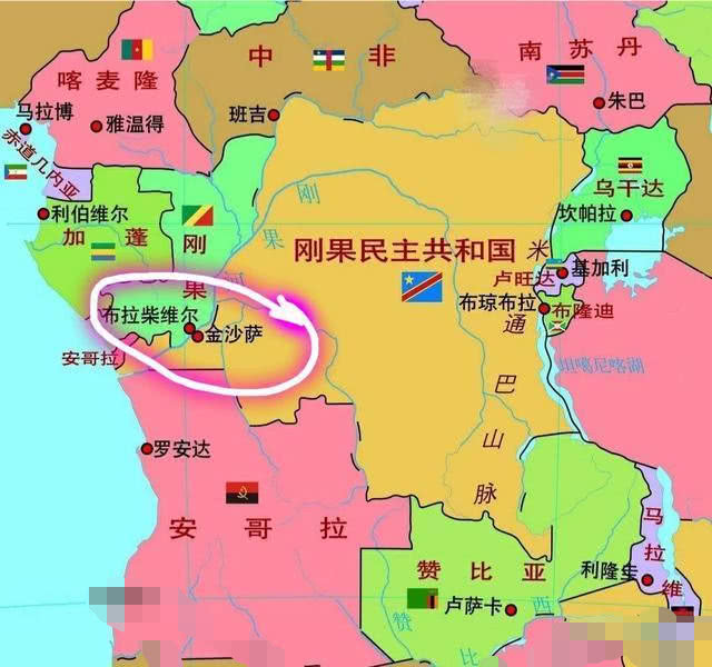 全球国家地图放大图片图片