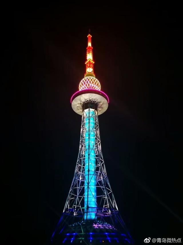 青岛电视塔夜景量化工程