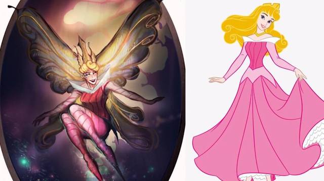 当迪士尼公主变成了"妖怪",仙蒂公主化身为月亮女巫!