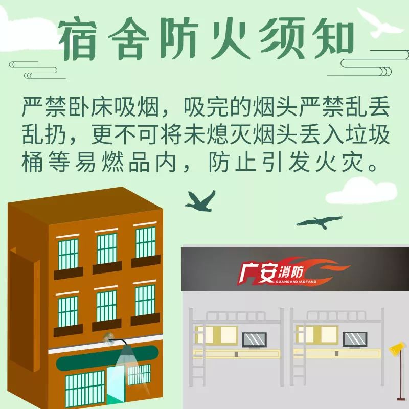 开学季,学生宿舍消防安全问题不容忽视!