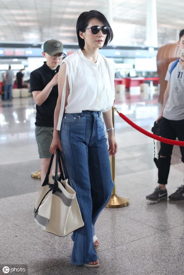 俞飞鸿机场美照,美人不迟暮