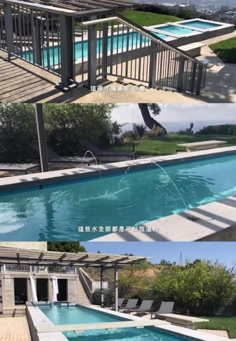 邓紫棋晒la豪宅 竟有私人电影院