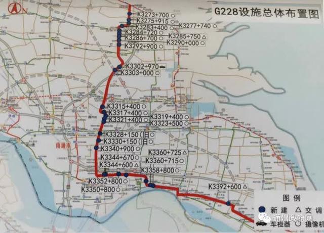 南通通州將新增228國道,朝霞東路等路段7套固定式交通監控設備