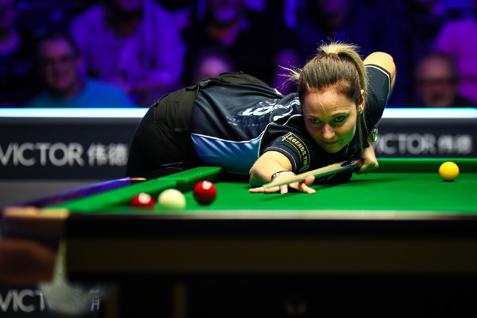 斯诺克女皇埃文斯首秀2020单局限时赛风韵犹存,新鲜图集大赏
