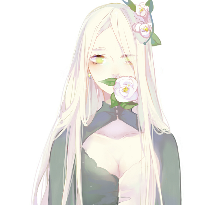 黑暗系二次元动漫女生头像,寂寞时点支烟,孤独时饮杯