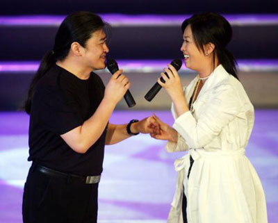 那英,刘欢同台奥运会献唱图片,曾同为《中国好声音》导师