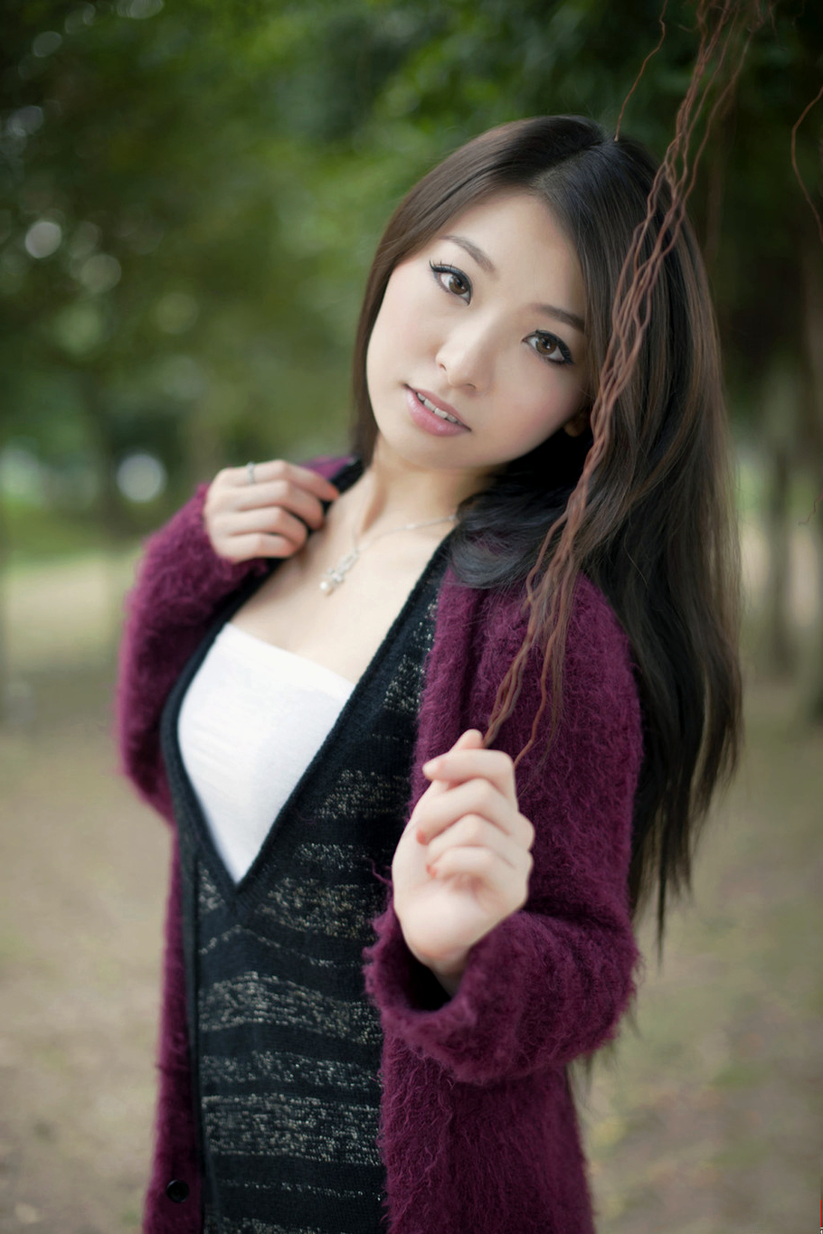 人像摄影(有着青春色彩美丽的女孩)